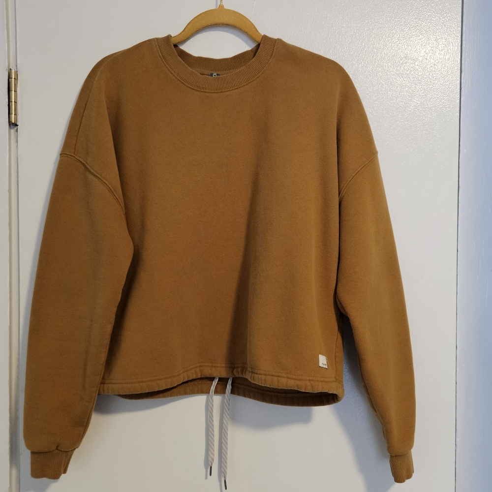 Vuori restore drawstring crewneck sweatshirt Dark Golden M